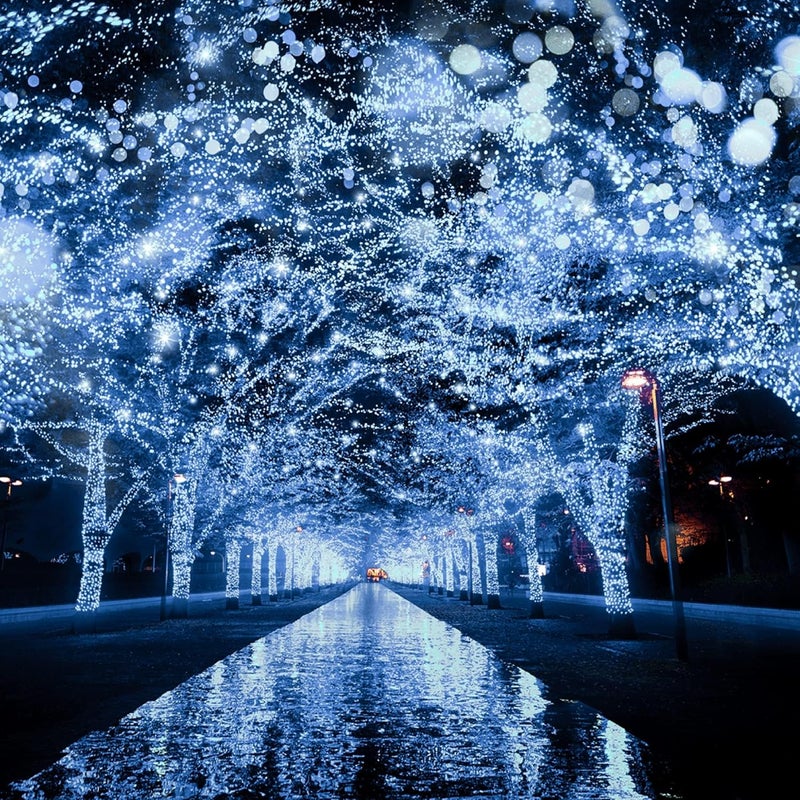 FUNPENY 164FT 500 LED Christmas Indoor Outdoor Decorative String Lights, 8 Modes Waterproof LED Fairy Light with Remote for Christmas Party Wedding Garden Home Decoration (White) - Image 4